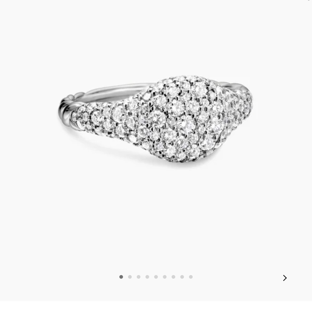 David Yurman Petite Pave Pinky Ring